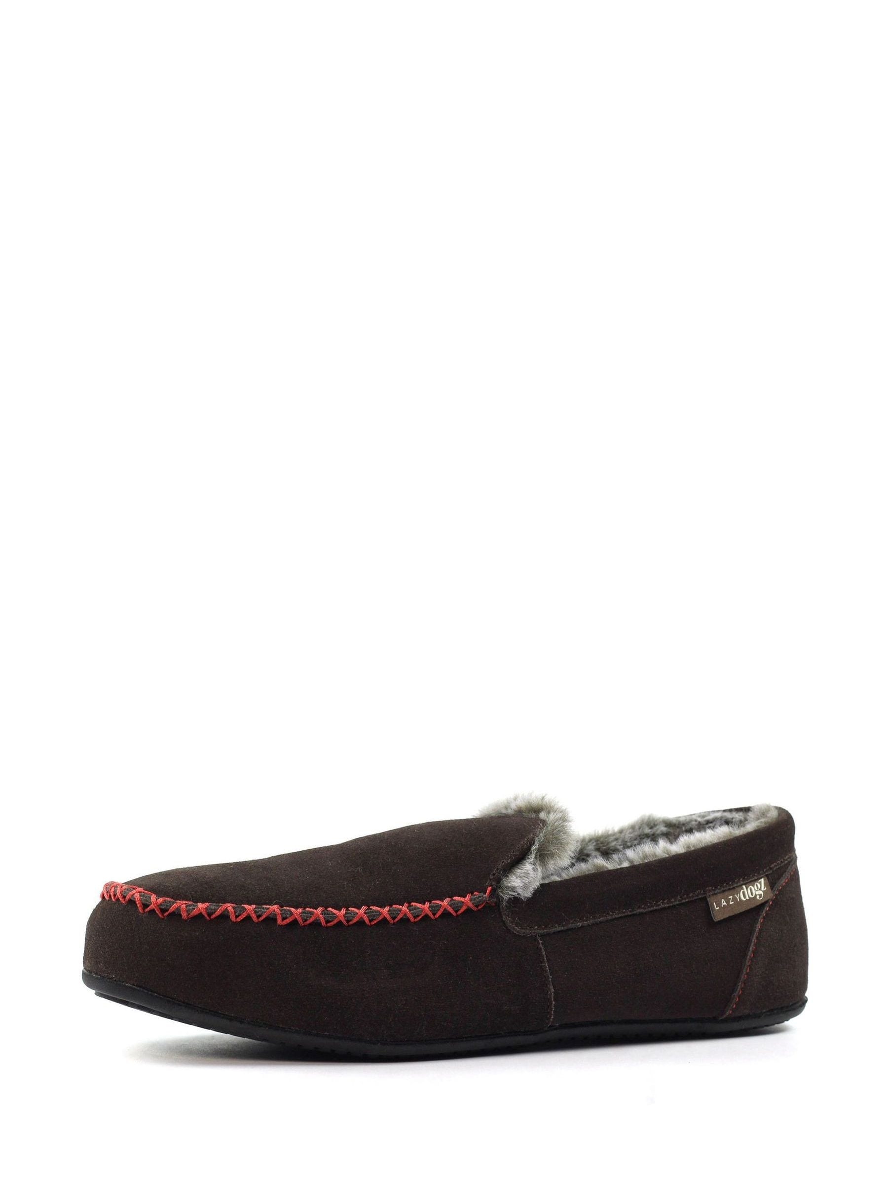 Lazy Dogz Lazy Dogz Henry Mocassin Brown Slippers