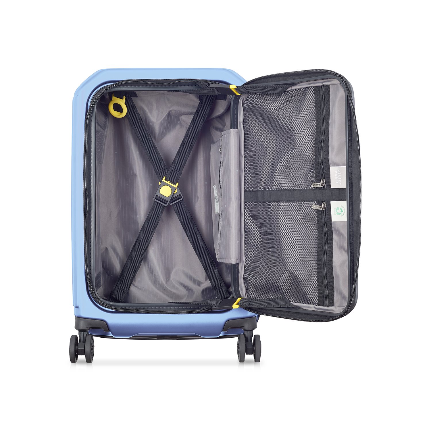 Delsey Securitime Zip Cabin Trolley S Expandable lavendel blue