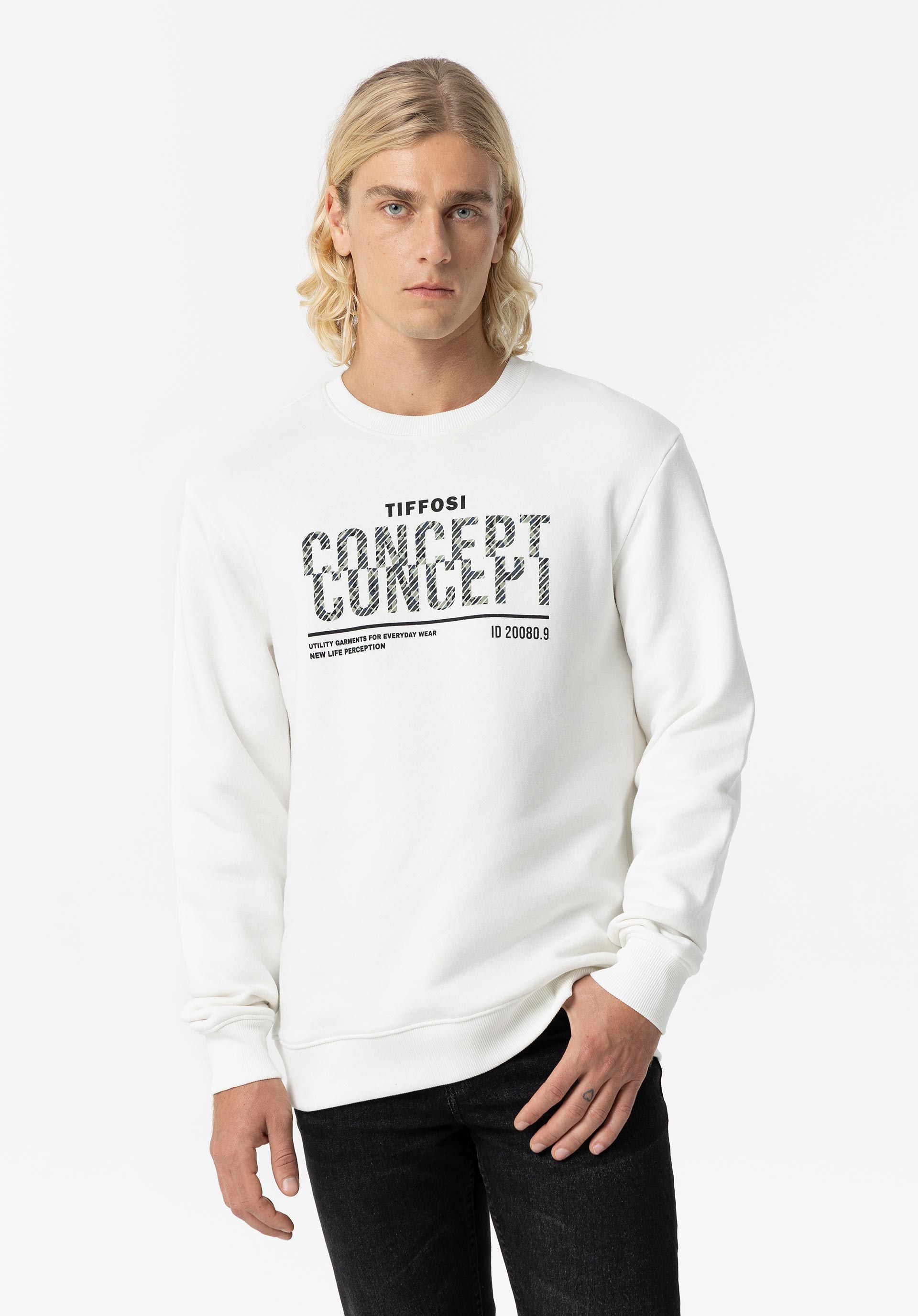 Sweatshirt com Estampado Frontal