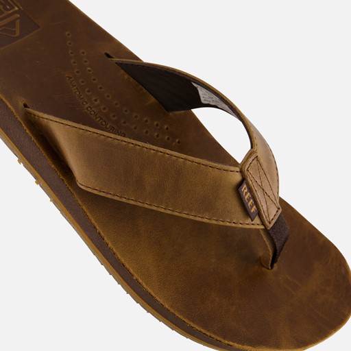 Reef Drift Classic Slippers bruin Leer