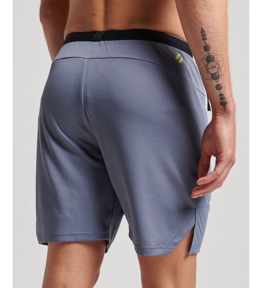 Superdry Short Hbrido Train verde azul