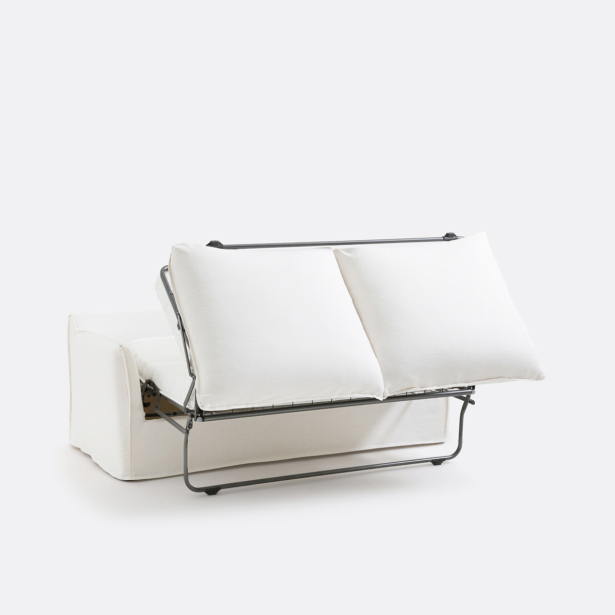LA REDOUTE INTERIORS<br>Sofá-cama H14 cm em linho grosso, Odna