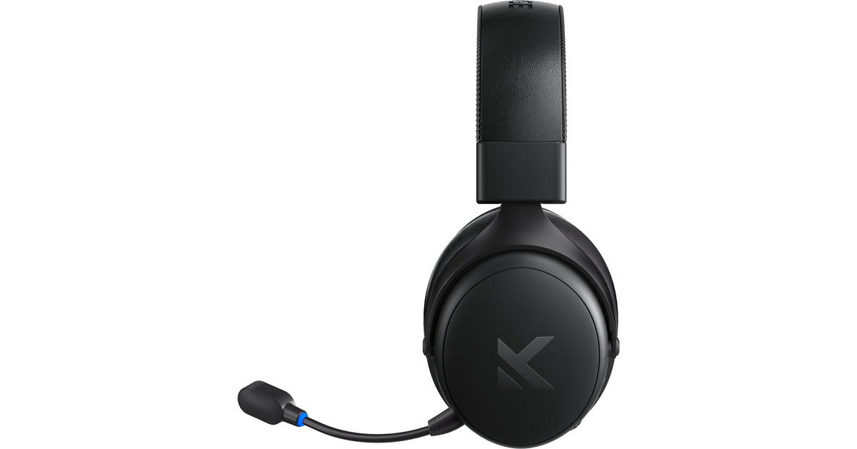 MCHOSEV9 Wireless  over-ear gaming headset  (Zwart, PC / laptop / Playstation / Switch / Smartphone, 2.4G / Bluetooth / Wired / Type-C)