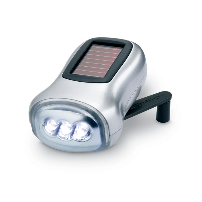 GiftRetail KC7130 - DYNASOL Torche solaire et à dynamo
