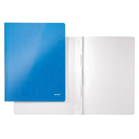 Leitz WOW Schnellhefter, A4, PP-laminierter Karton, 300 g/m², Blau