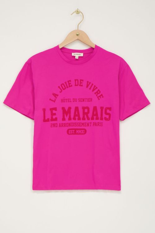 Roze T-shirt Le Marais