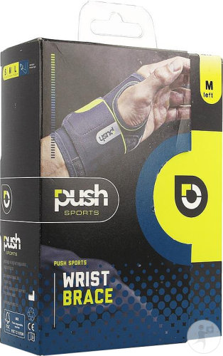 Push Braces Sports Bandage Poignet Taille M Gauche 1 Pièce