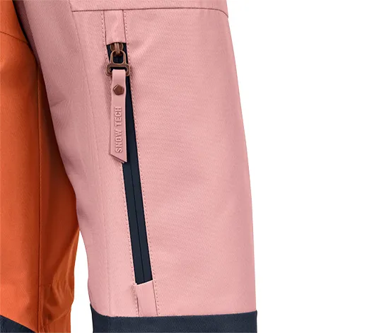 Ski- und Snowboardjacke, Colorblocking-Design