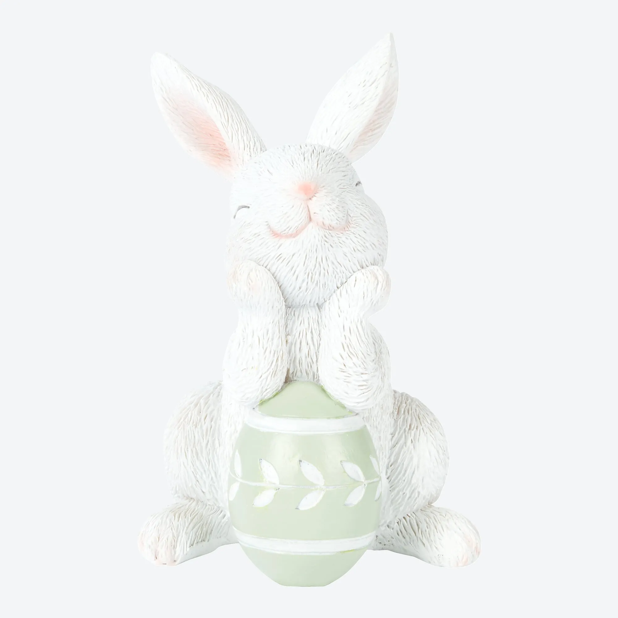 Deko-Hase mit Osterei, ca. 7x7x12cm