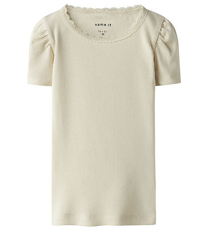Name It T-Shirt - Rib - Noos - NmfKab - Summer Sand