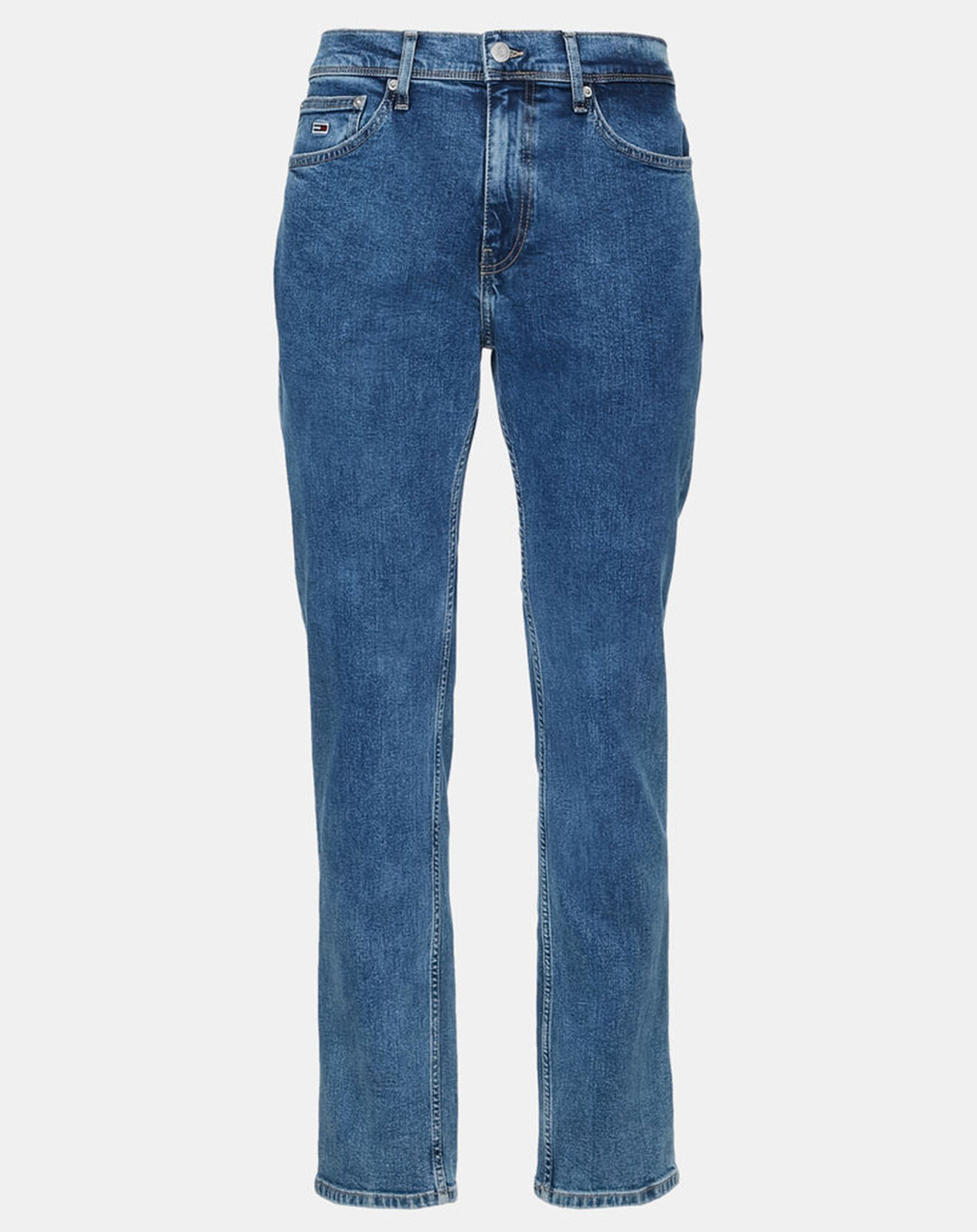 Tommy Jeans Jean droit Ethan bleu
