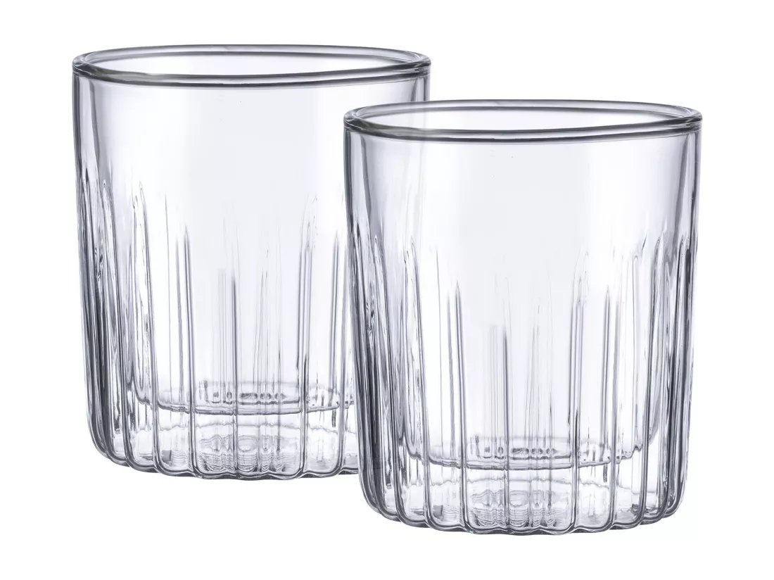 Lot de 2 verres borosilicate double paroi MIXOLOGY 300 ml MasterPRO