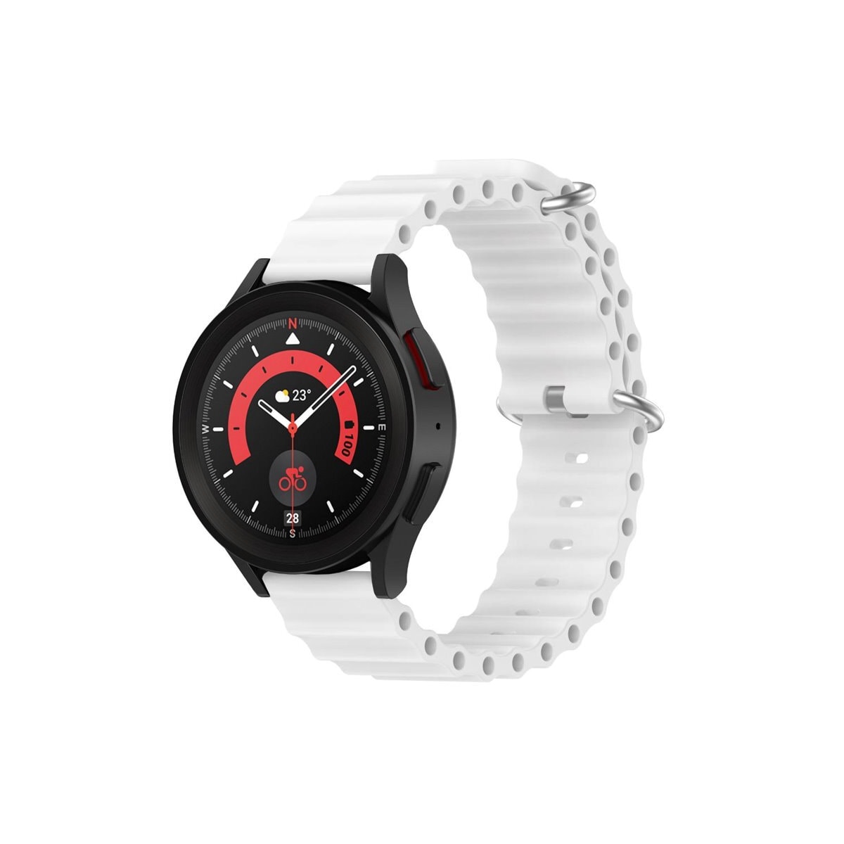 Ocean Armbånd Samsung Galaxy Watch 5 Pro (45mm) Hvit