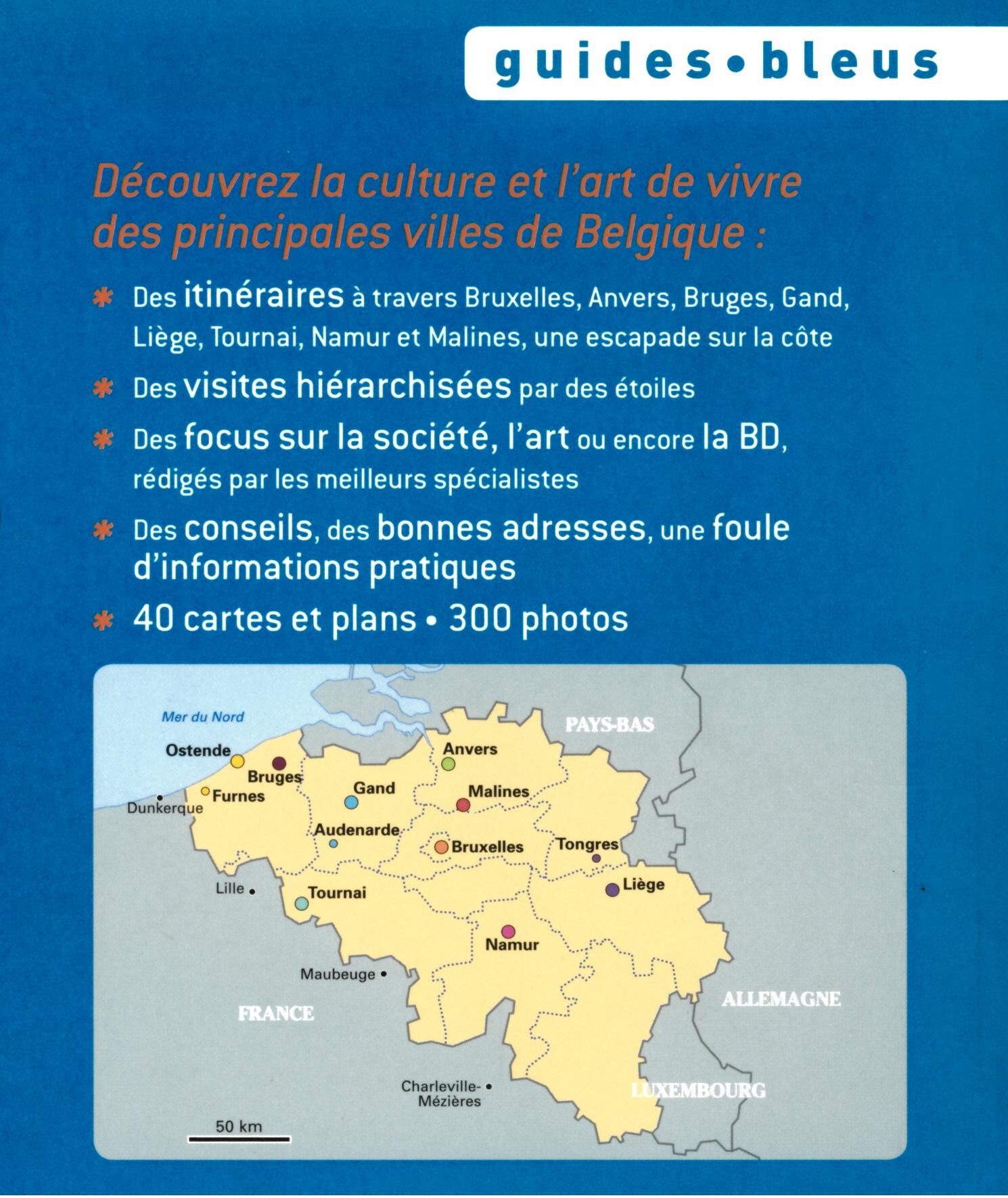 HACHETTE - GUIDES BLEUS BELGIQUE