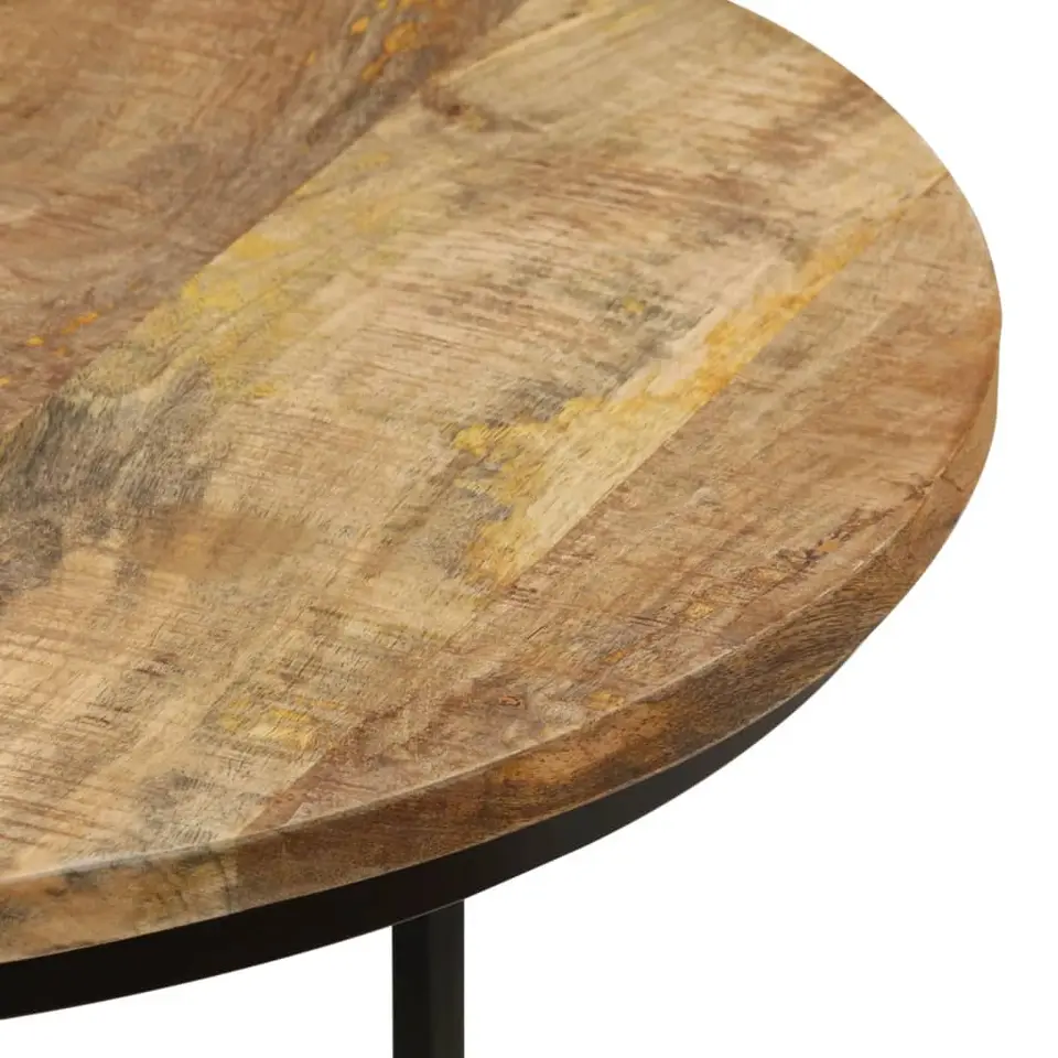 vidaXL - Tafeltje - Bruin - Hout - Ø 40 x 34 cm - 3 stuks