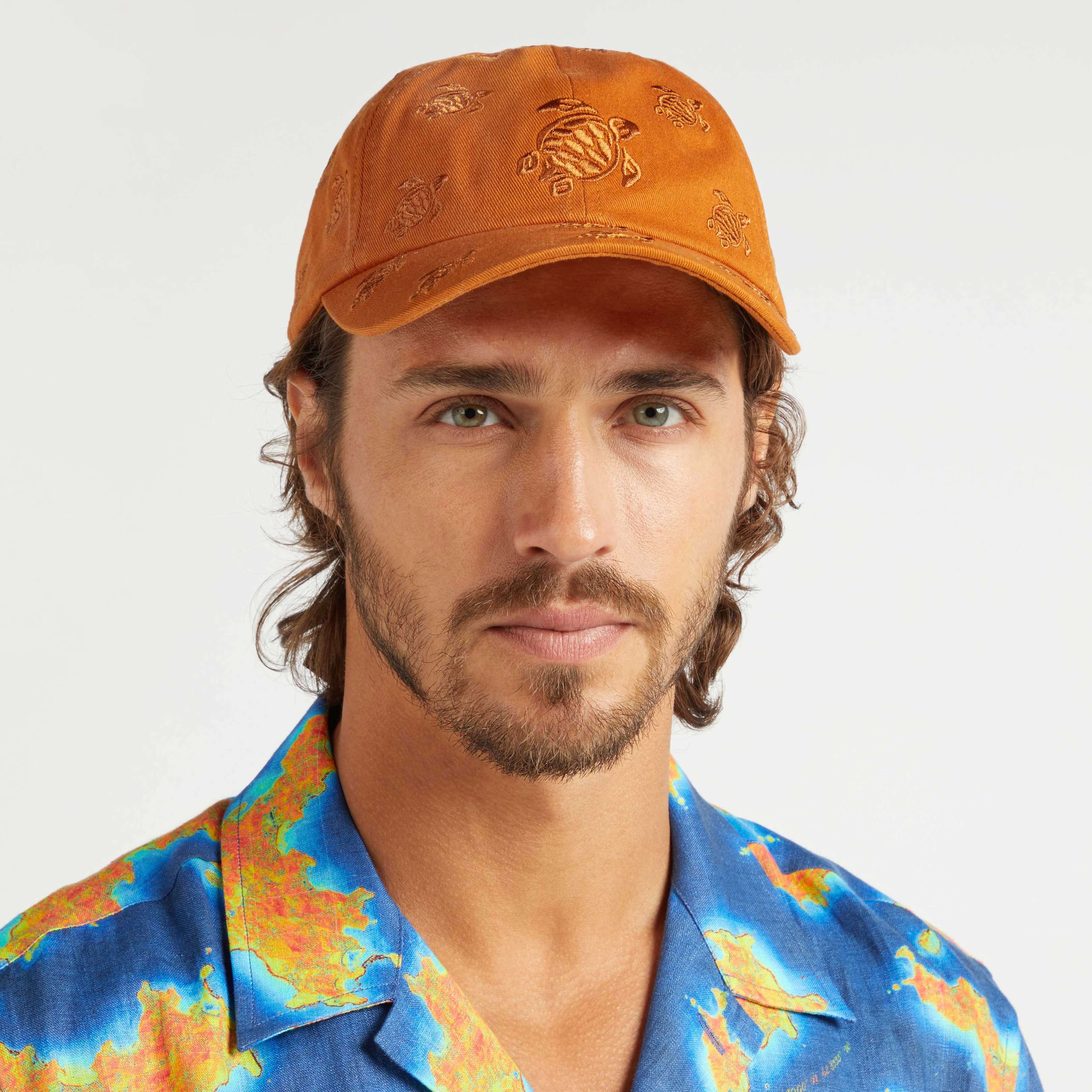 Casquette Brodée Tortue All Over | Accessoires de Plage Vilebrequin