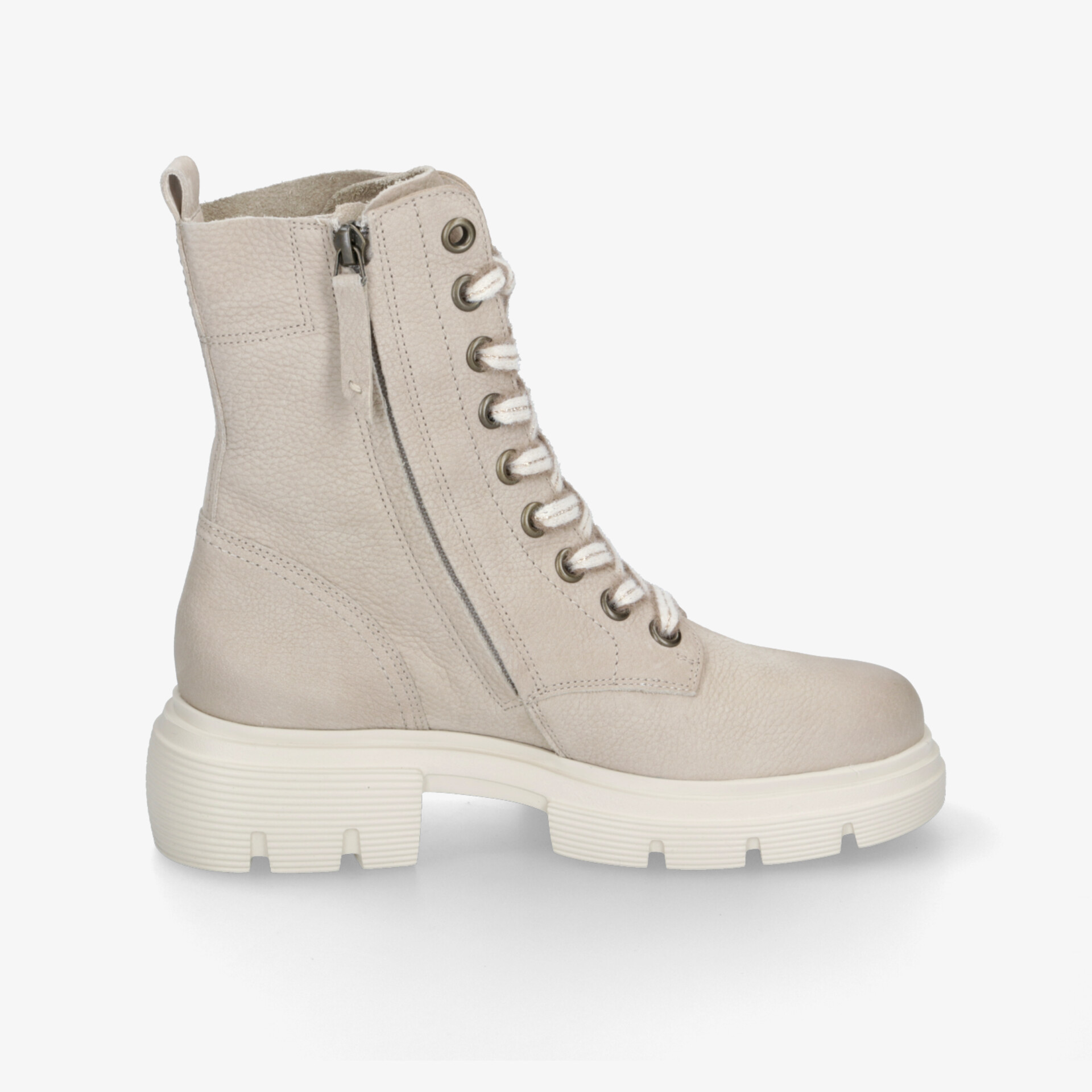 paul green Damen Schnürstiefeletten beige