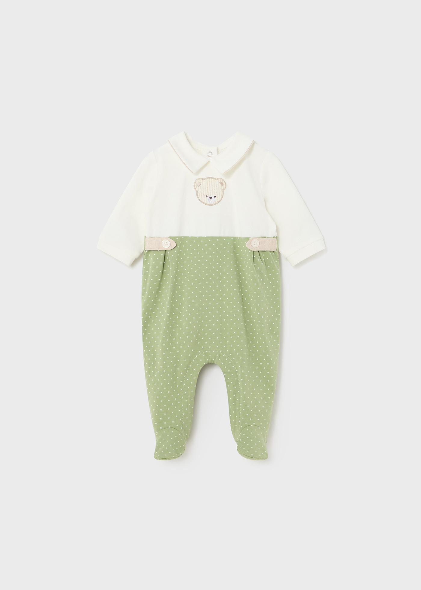 Conjunto de 2 macacões compridos Better Cotton para recém-nascidos em Malta