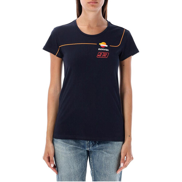 marc marquez - T-shirt femme Dual 93 Repsol Bleu