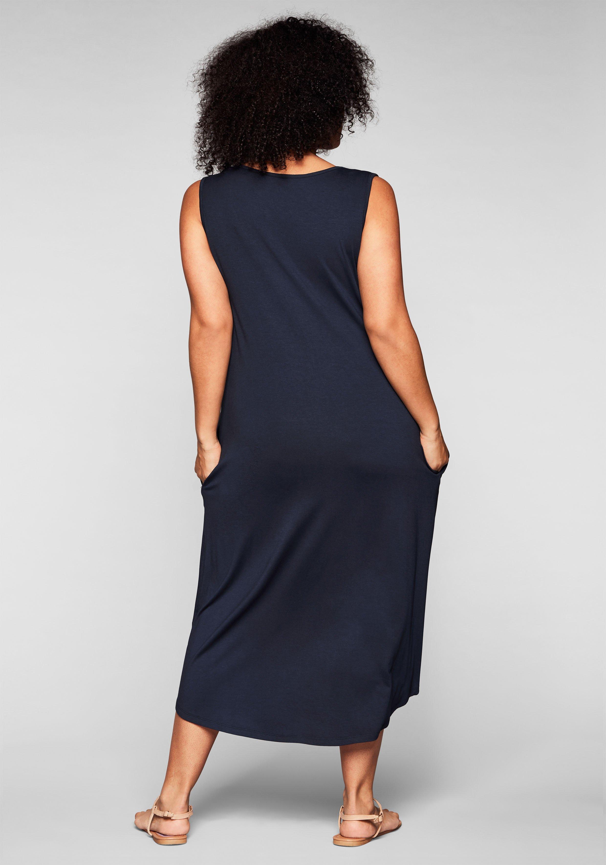 Kleid mit Taschen, im Vokuhilaschnitt