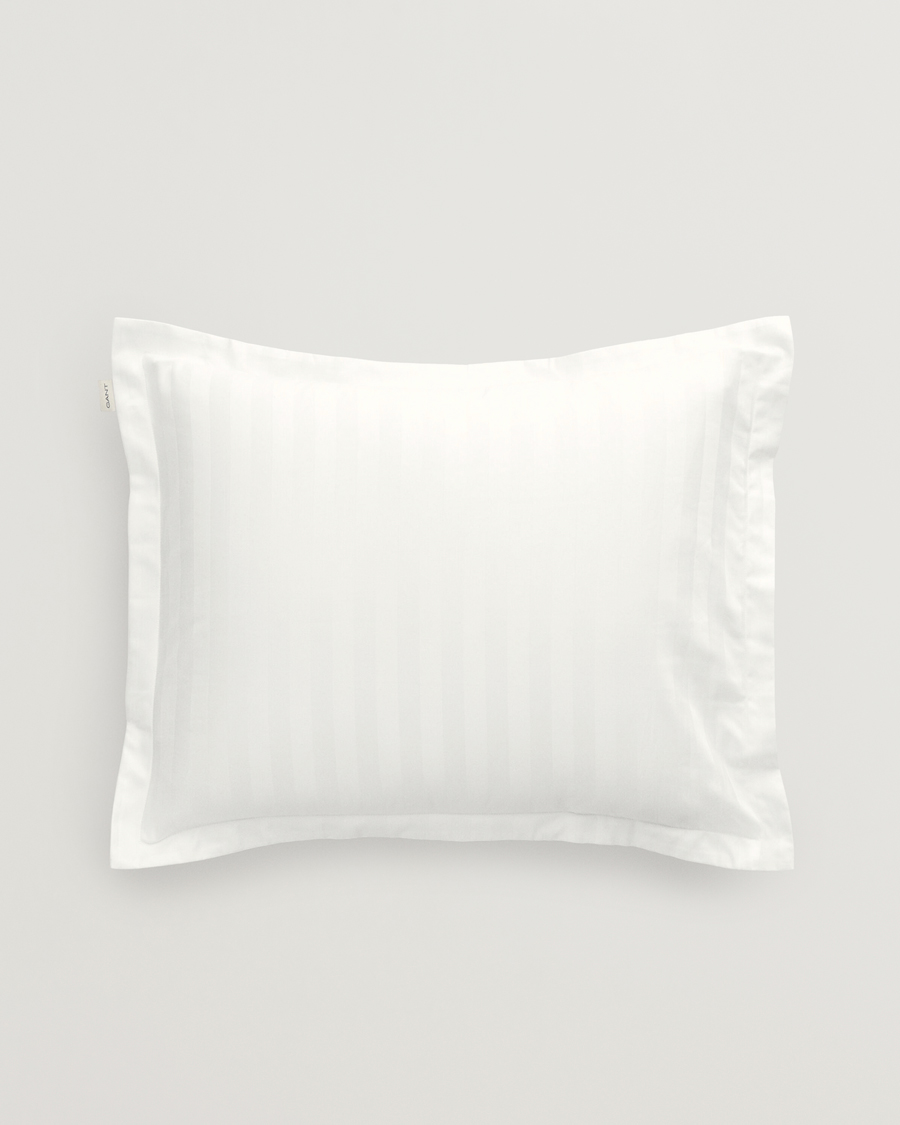 GANT Sateen Striped Pillowcase White
