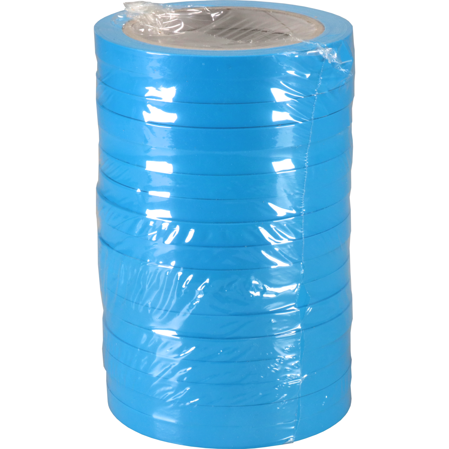 Zakkensluiter, PVC, 9mm, 66m, blauw