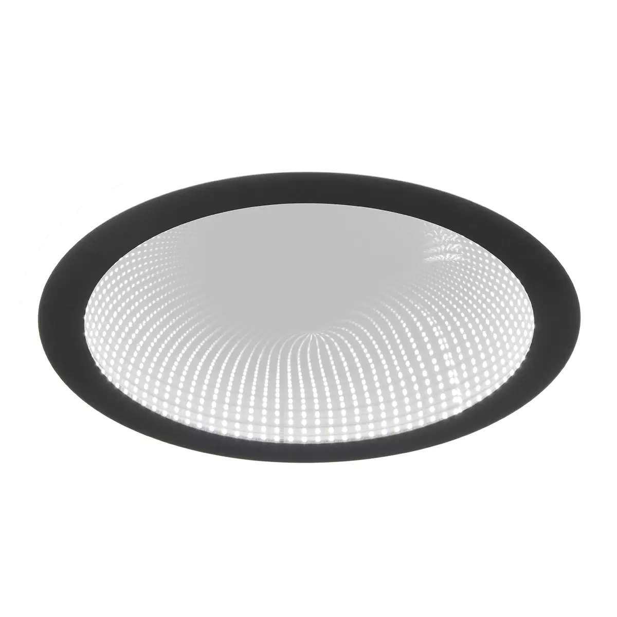 LED-Deckenleuchte Glace Schwarz