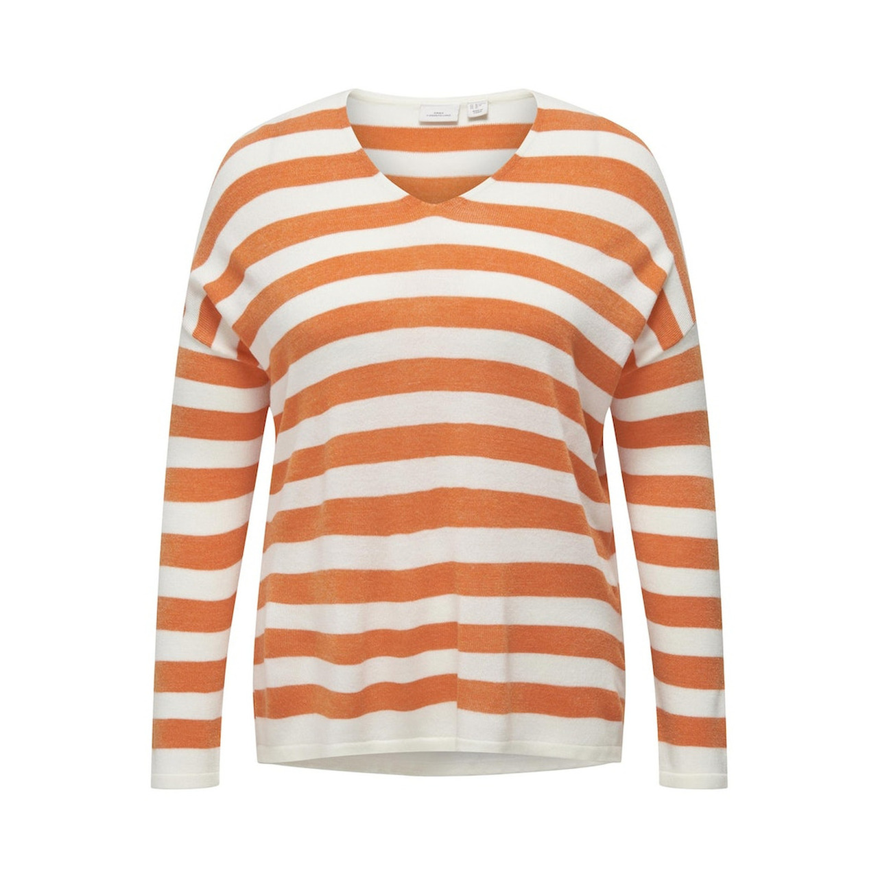 Carmakoma CARAMALIA LS STRIPE V-NECK KNT