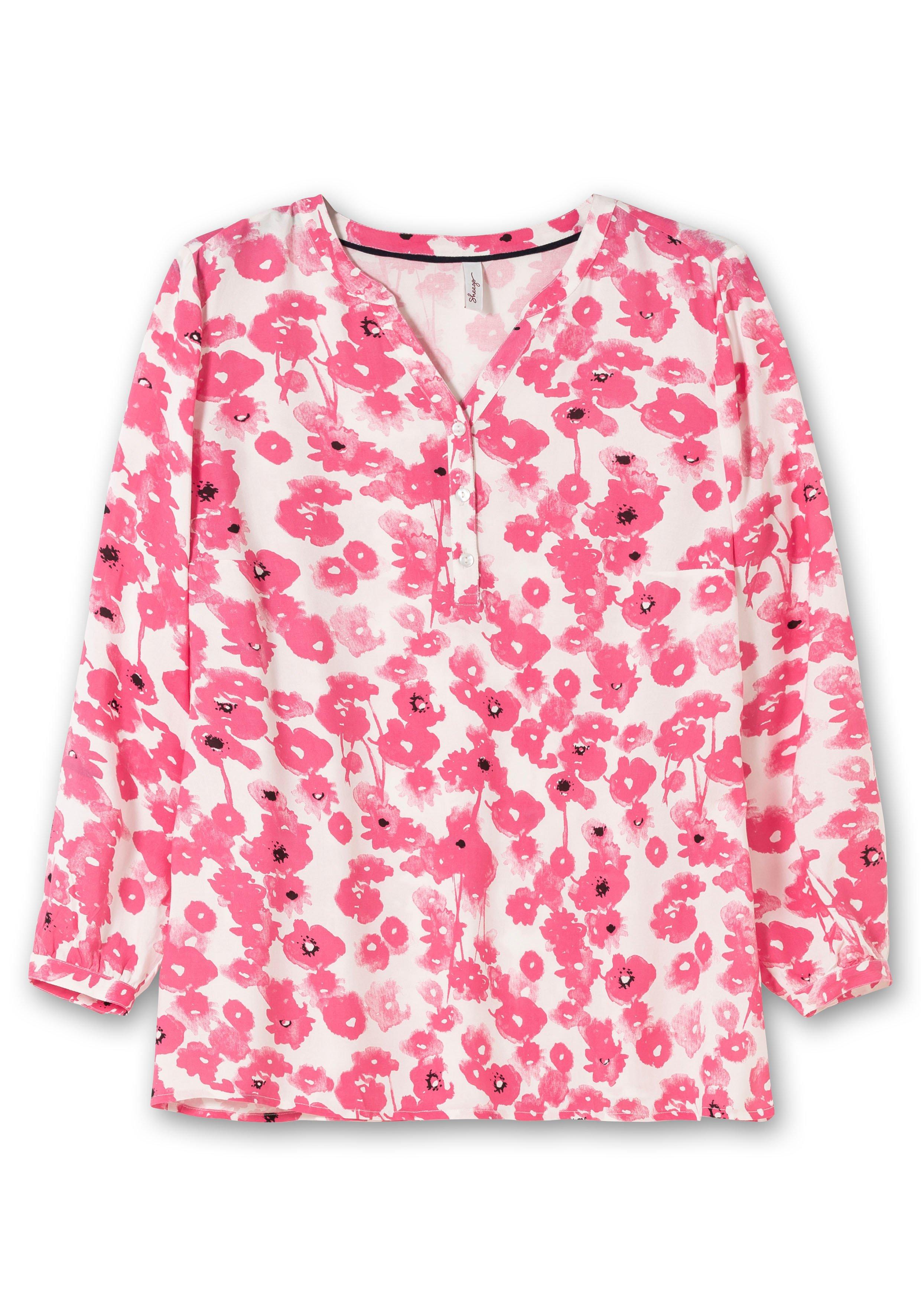 Tunika mit floralem Alloverprint