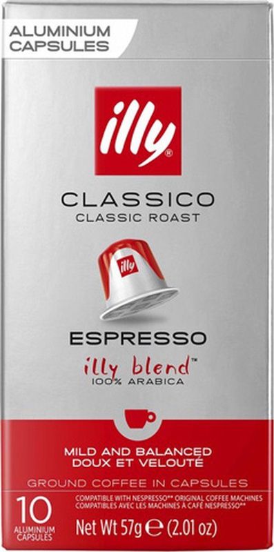 illy - CLASSICO - Compatibele Aluminium Koffiecapsules - 100% Arabica - 100 Capsules in Totaal