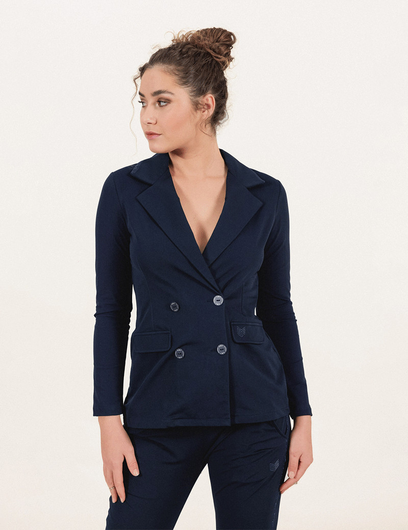 HBT BASICS ESSENTIELS | MARIA VESTE BLAZER MARINE