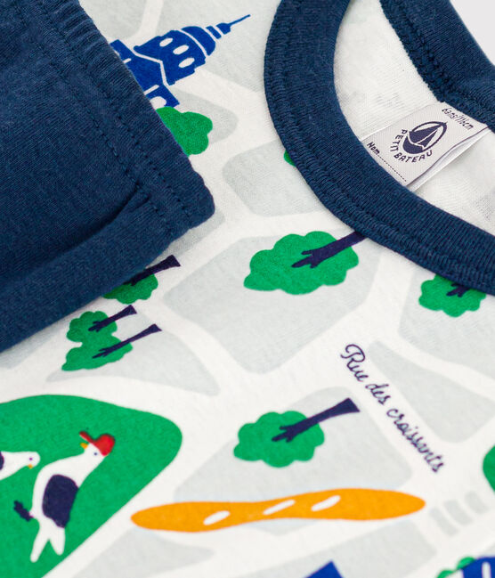 Pyjama short imprimé Paris en coton enfant