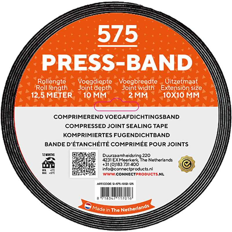 Seal-it 575 PRESS-BAND 15/4 (15x20mm) x 8m