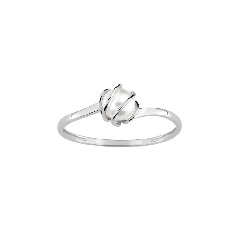 Bague Femme - perle - Or 18 Carats