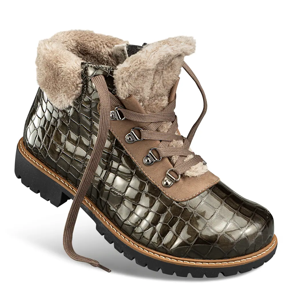 DAMEN - Halbstiefel CORVARA olivegrau