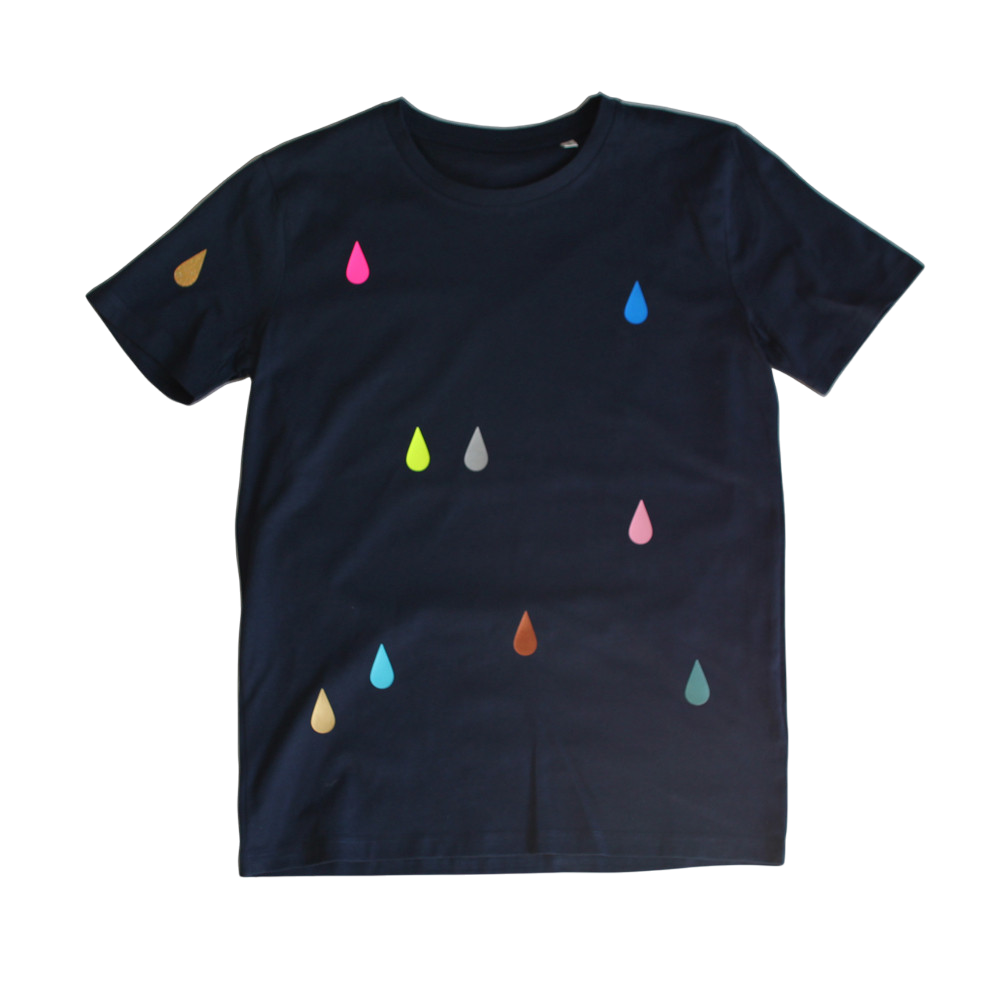 T-Shirt Drops Navy für Erwachsene