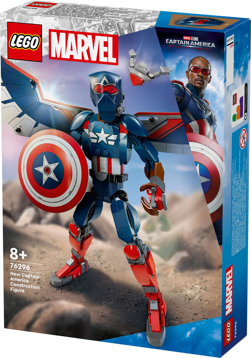 Marvel Nieuwe Captain America bouwfiguur 76296