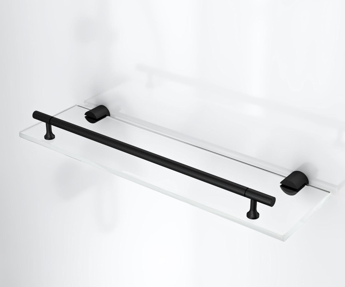 Sanigoods Bowie complete douchecabine rookglas met draaideur 90x90cm zwart mat