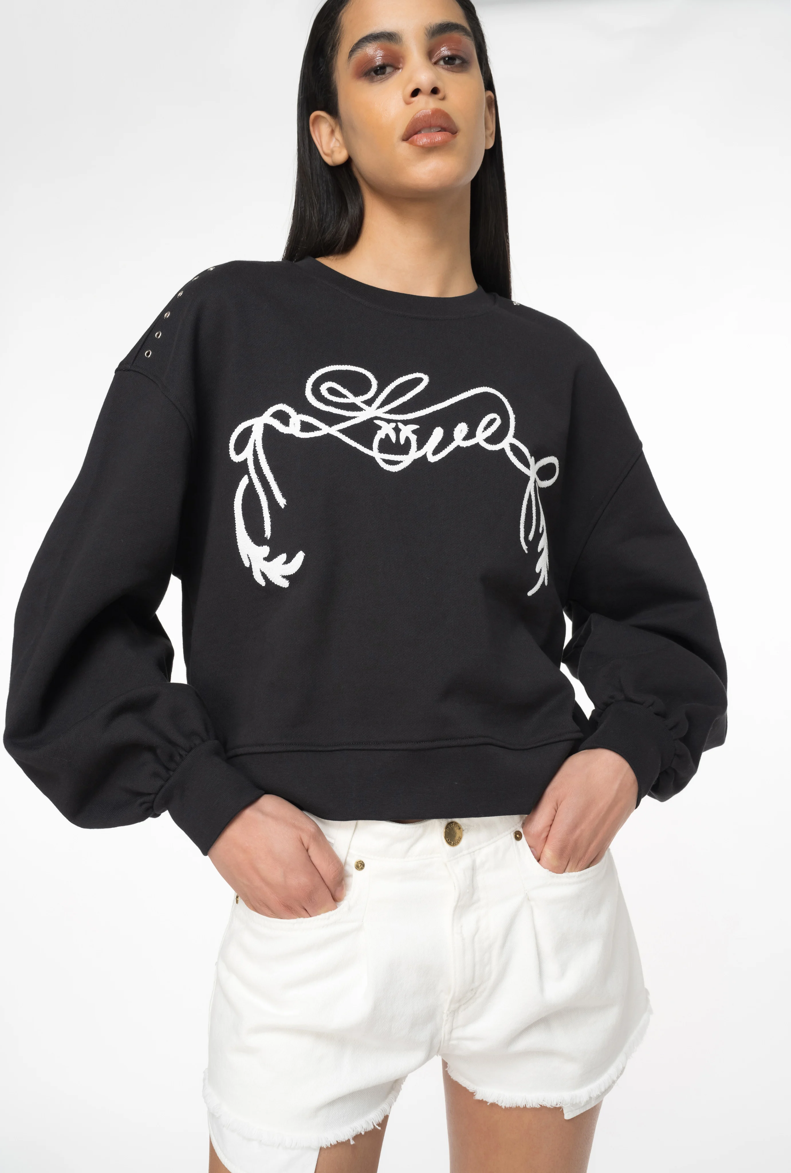 Sweat-shirt love | Noir