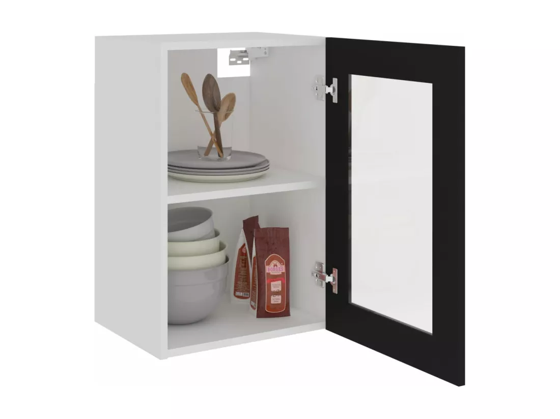Armoire en verre suspendue 