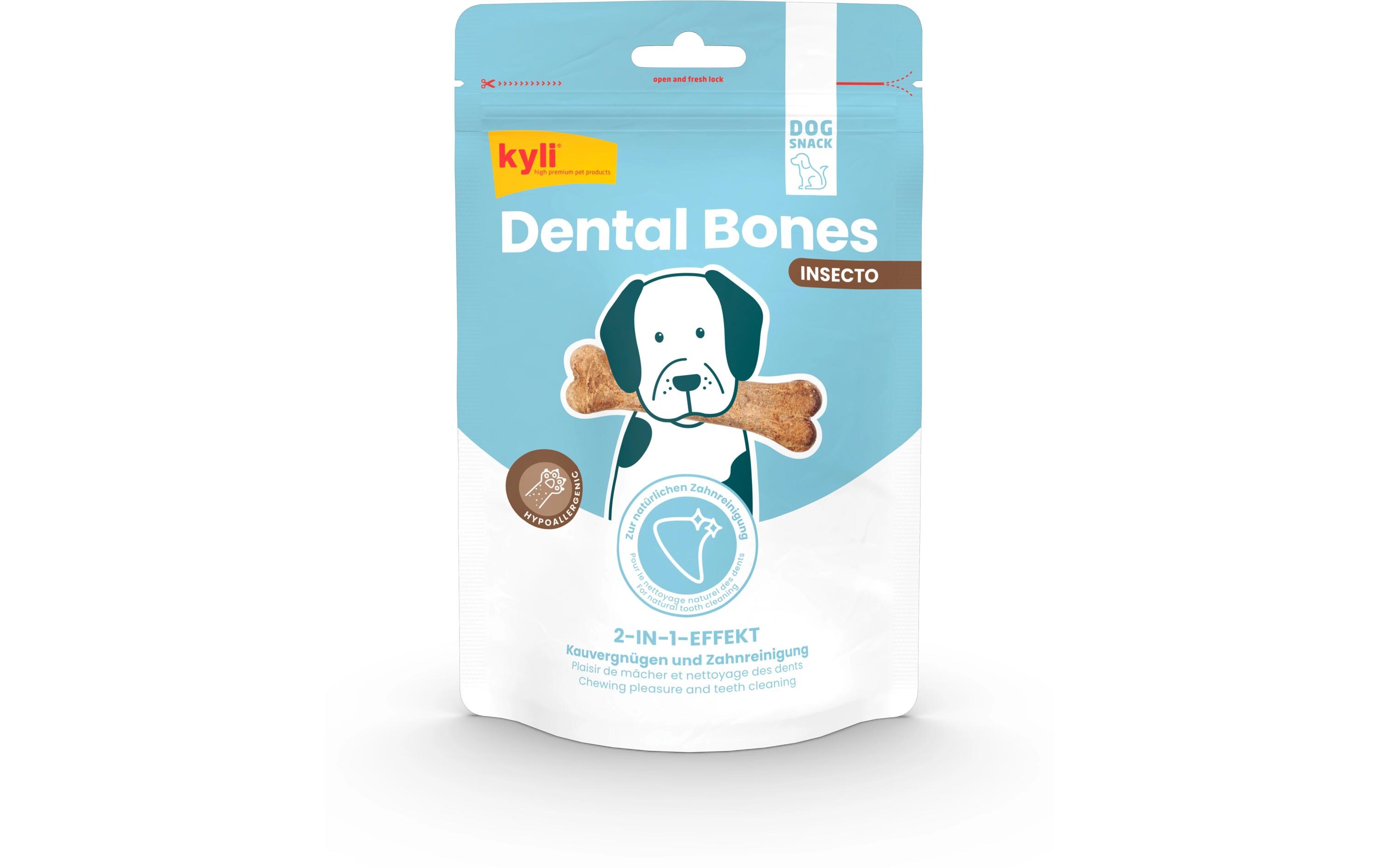 Kausnack Dental Bones Insecto S, 120 gErgänzungsfuttermittel für Hunde