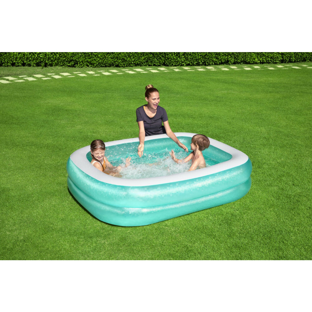 Bestway Familiebad Rechthoek Teal 200 cm