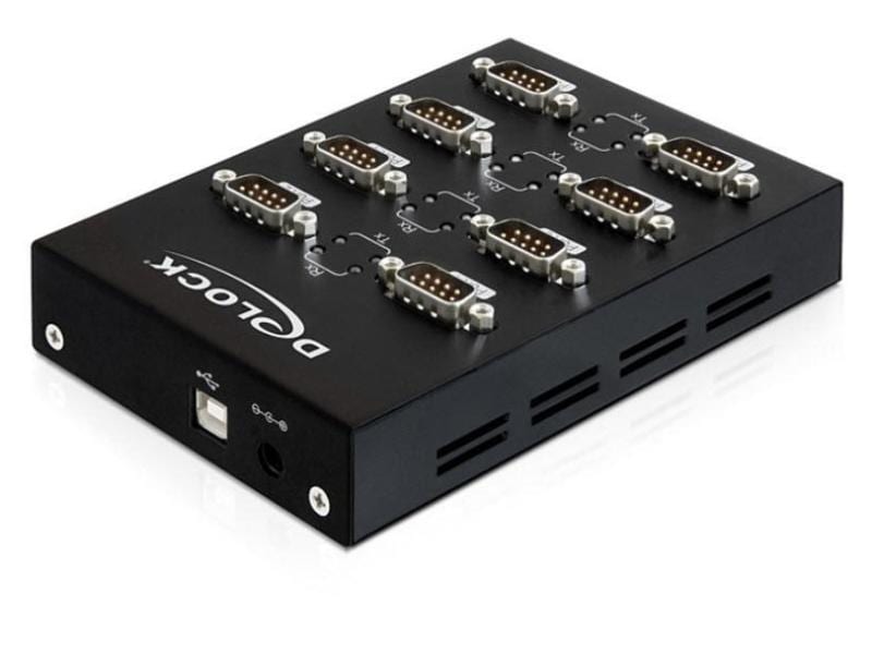 Delock Serial-Adapter 61860 USB-zu-RS-232-Adapter für acht serielle Geräte an einem USB-Port
