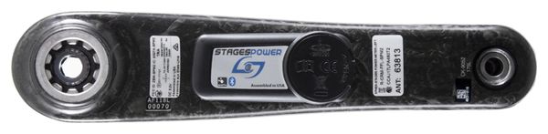 Capteur de Puissance (Manivelle Gauche Carbone) Stages Cycling Stages Power L Sram GXP MTB Noir