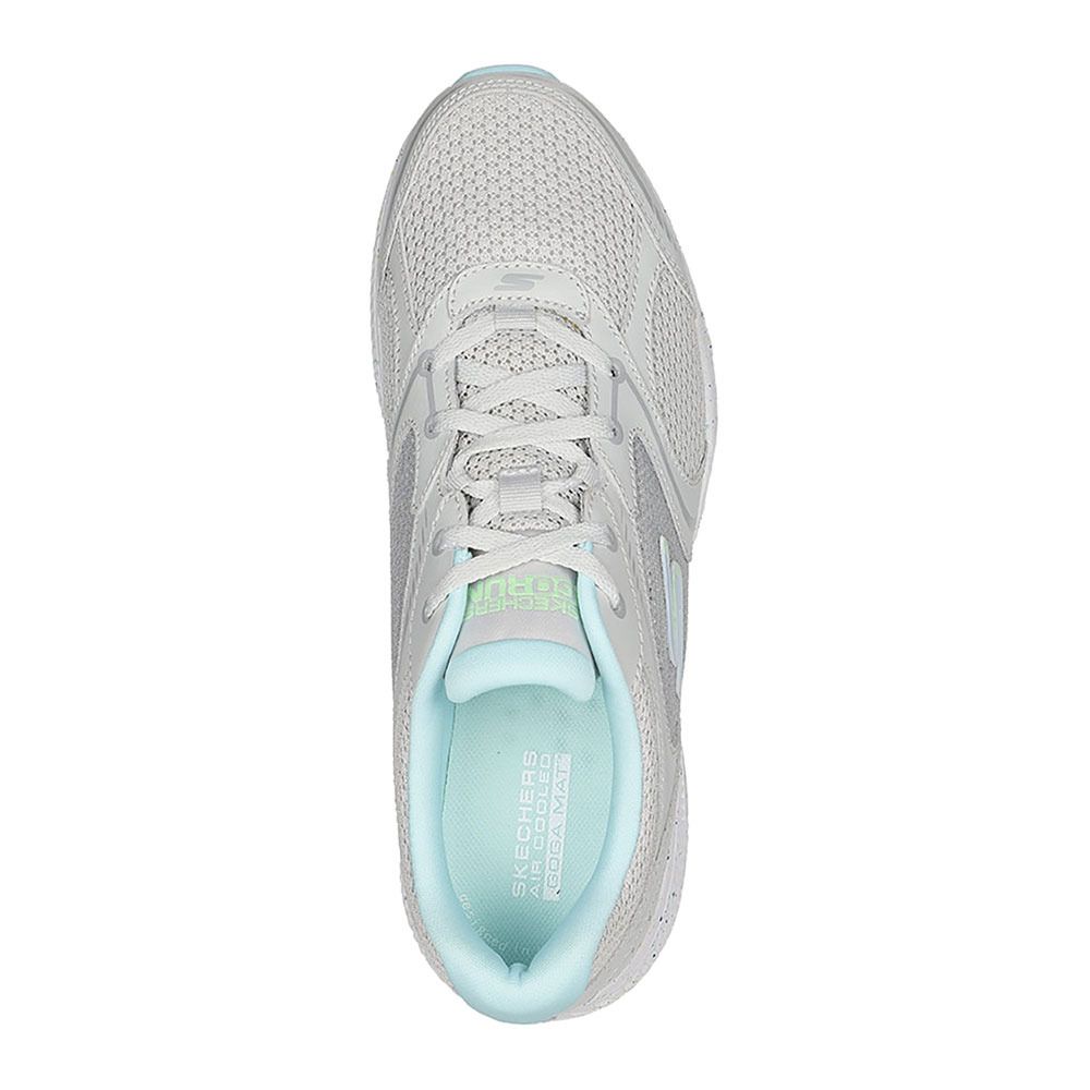 Skechers GO RUN CONSISTENT VIVID HORIZON - Chaussures running Femme gris/bleu