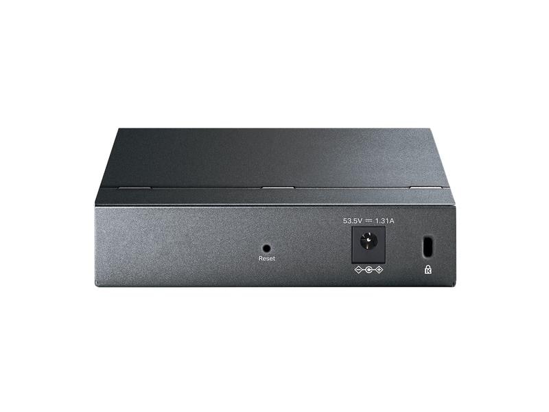 TP-Link PoE  Switch Omada PoE  Easy Smart 5 x 1G TL-SG105PE 5-Port-Gigabit-Easy-Smart-Switch mit 4 PoE -Ports