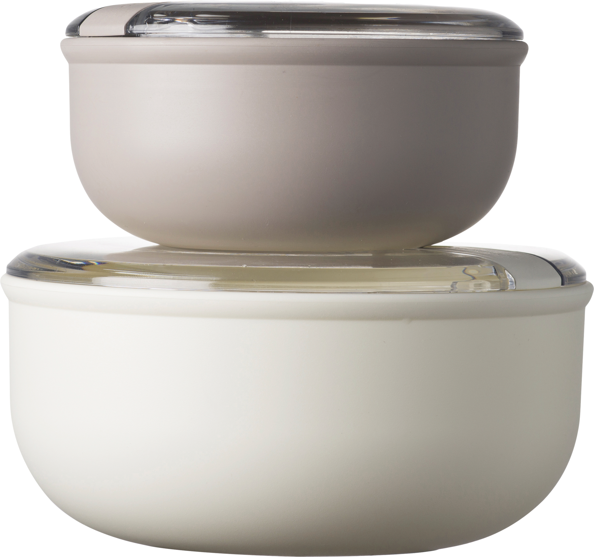 Omada Brotdose rund 2er Set grau