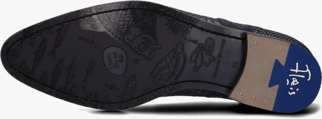 FLORIS VAN BOMMEL blauwe floris van bommel nette schoenen sfm-30161