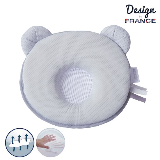 Coussin cale tête P'tit Panda Air+   Gris        de               Candide