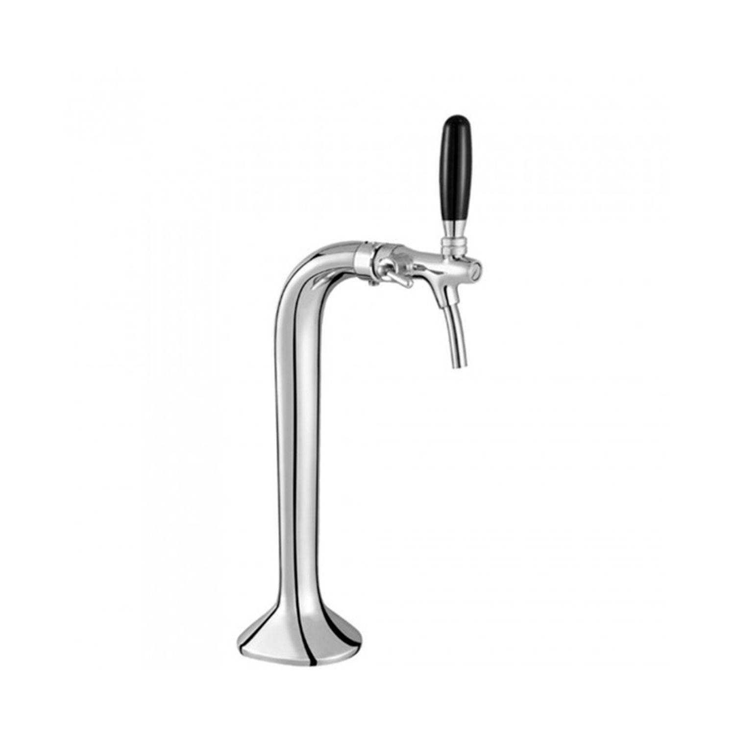 Schanksäule, Bierzapfsäule, Chrom, 1-leitig